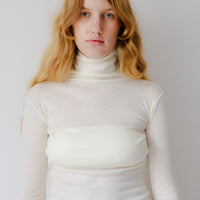 【NEW】Merino Wool 100% Sheer Turtle Neck