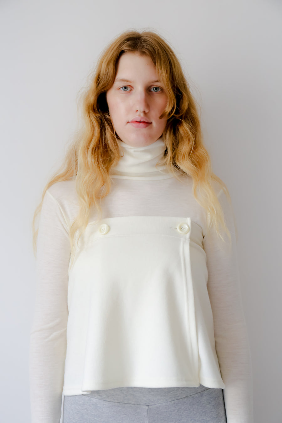 【NEW】Merino Wool 100% Sheer Turtle Neck