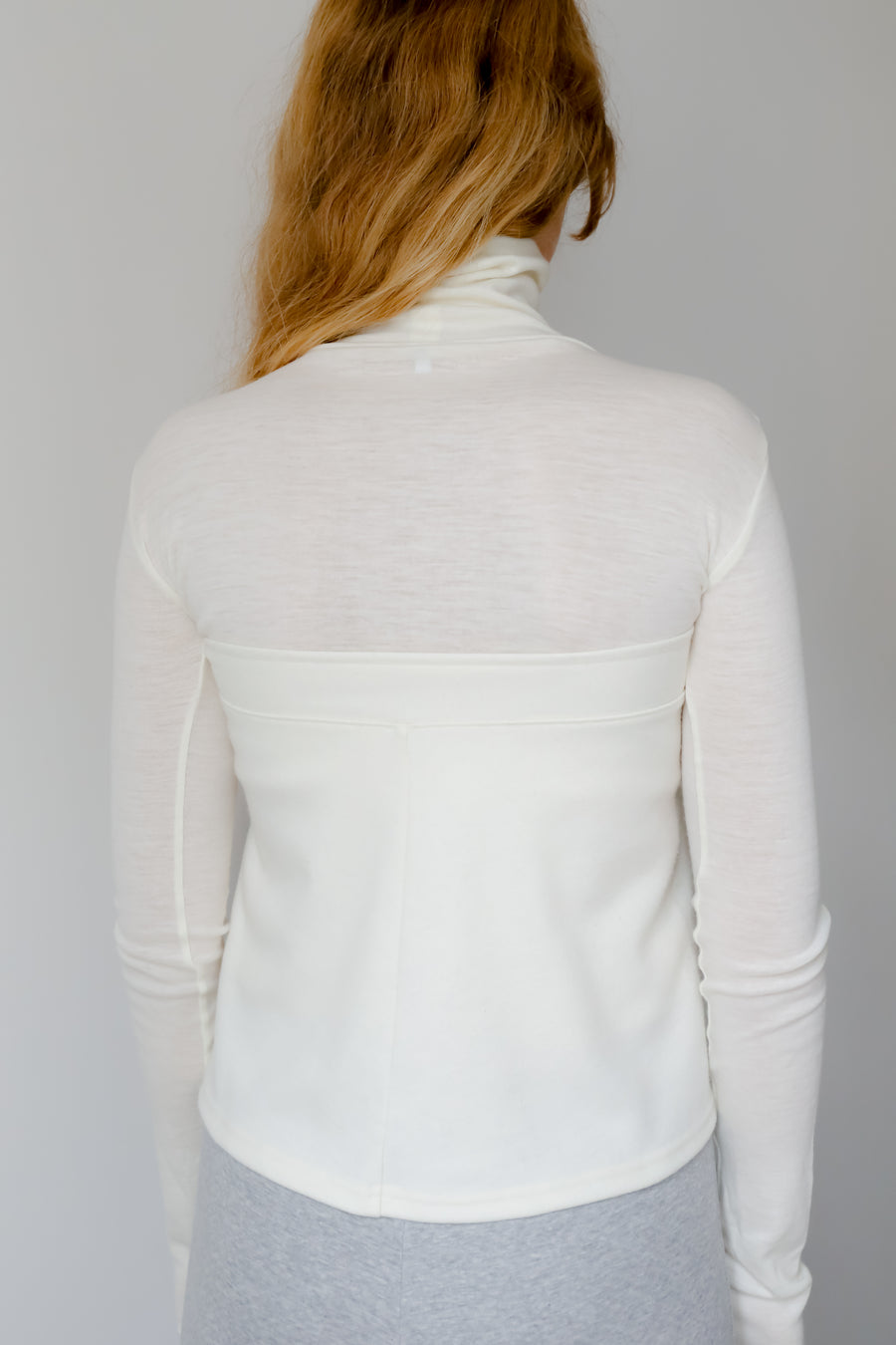 【NEW】Merino Wool 100% Sheer Turtle Neck