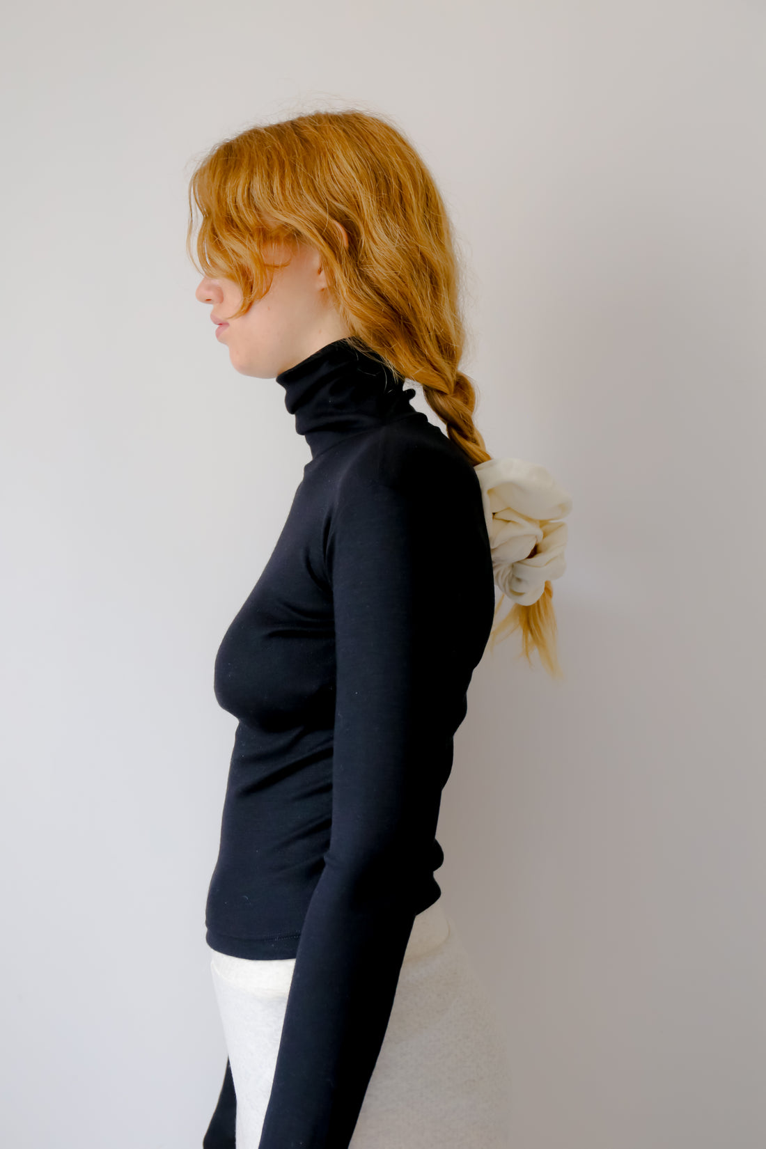 【NEW】Merino Wool 100% Sheer Turtle Neck