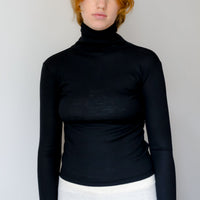 【NEW】Merino Wool 100% Sheer Turtle Neck