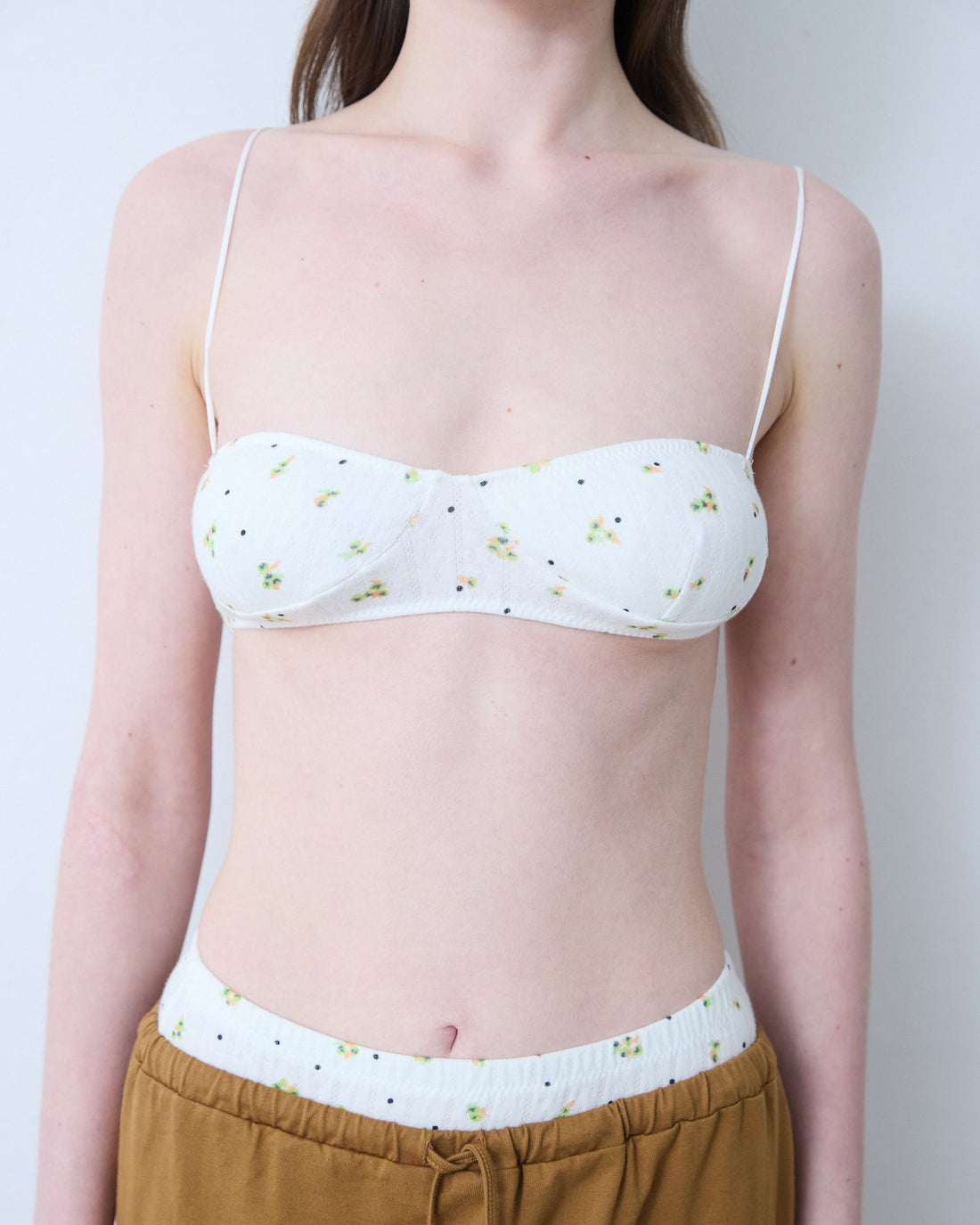 【NEW】Flower Dots Bra