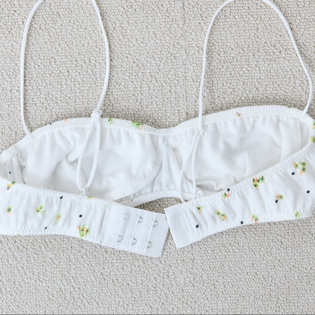 【NEW】Flower Dots Bra