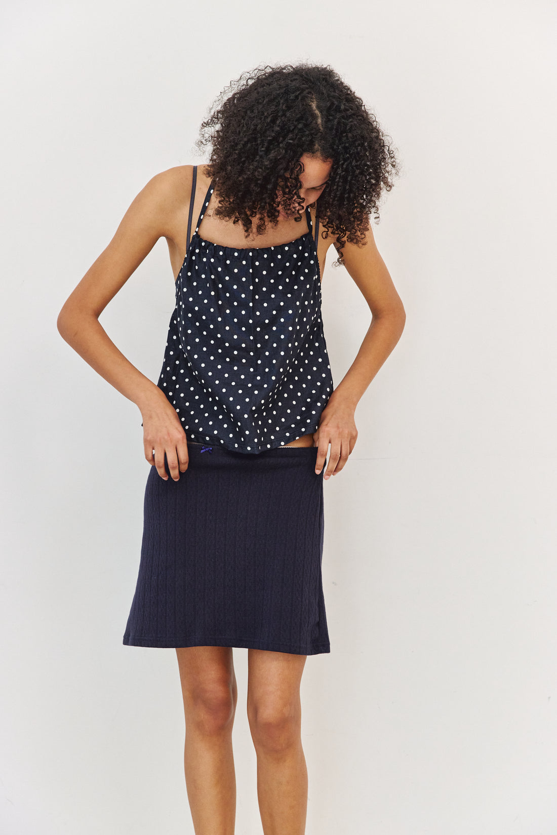 【NEW】Polka Dots 2way Tops