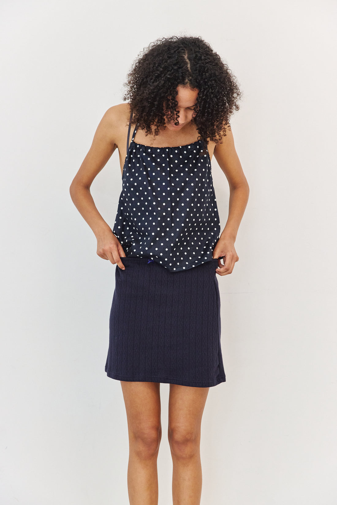 【NEW】Polka Dots 2way Tops