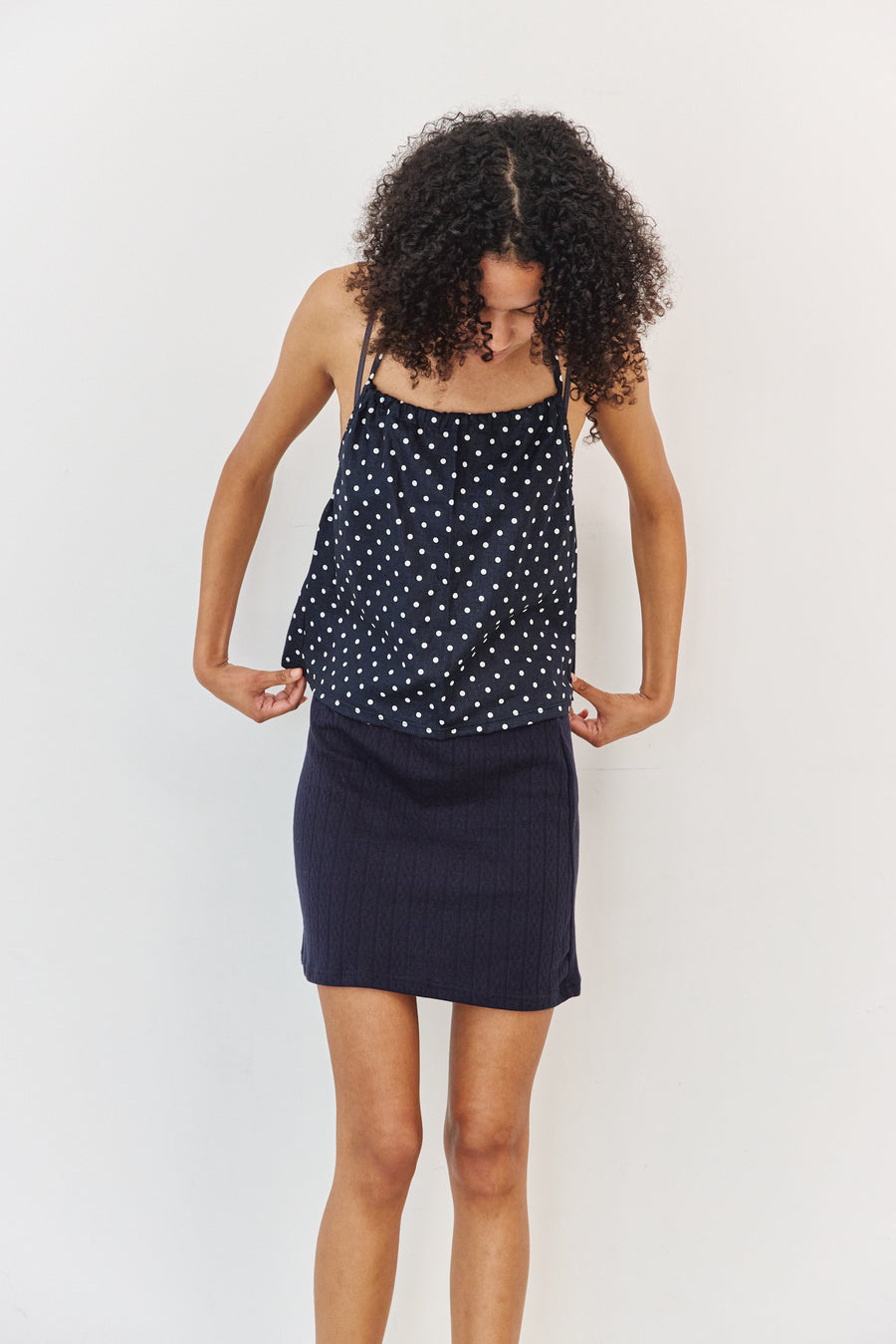 【NEW】Polka Dots 2way Tops