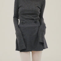 【NEW】Merino Wool 100% Sheer Long Sleeve Tops