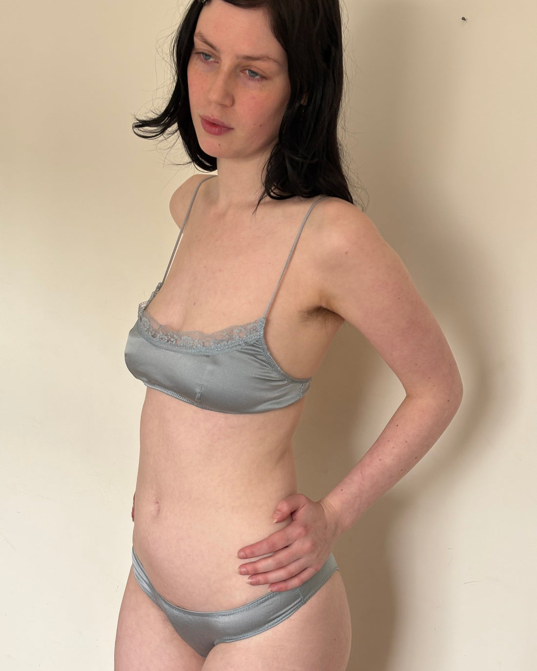 【NEW】Silk Oblong Bra