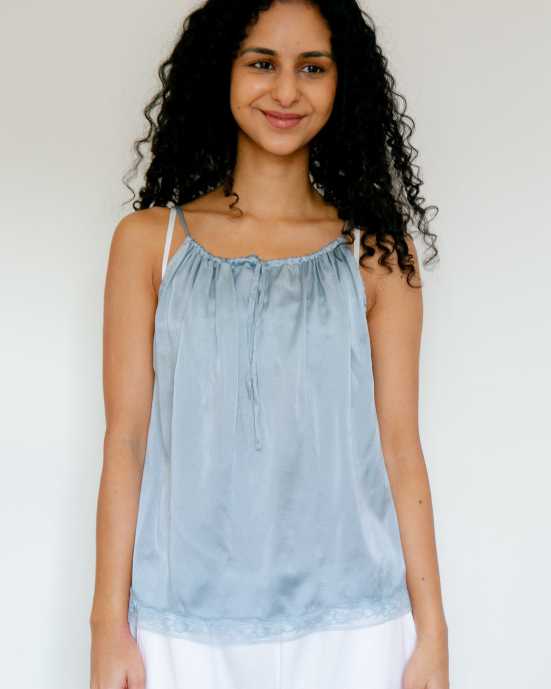 【NEW】Silk Lace Camisole