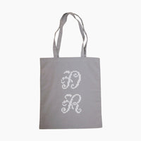 Embroidery Print Tote Bag