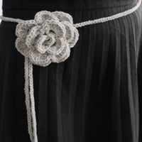 2way Knit Rose Choker