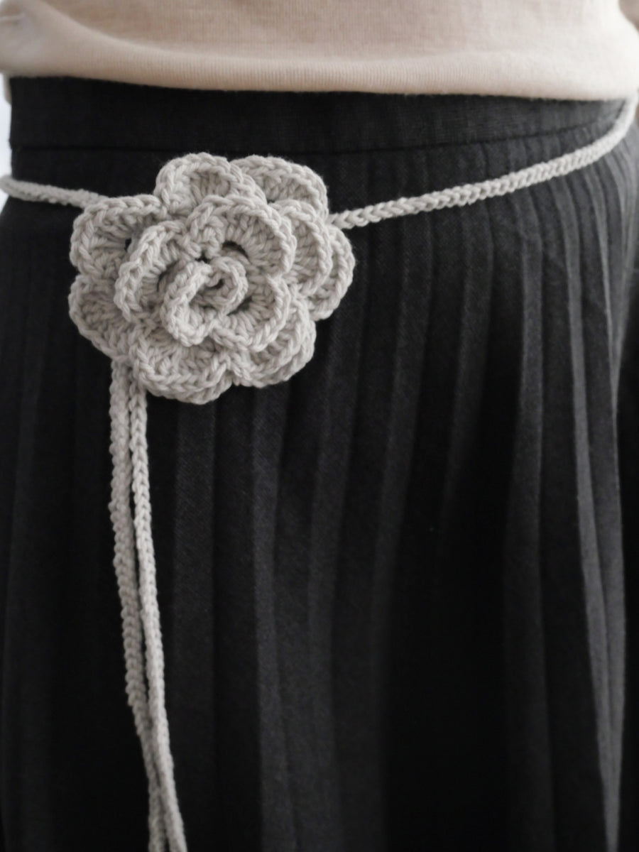 2way Knit Rose Choker