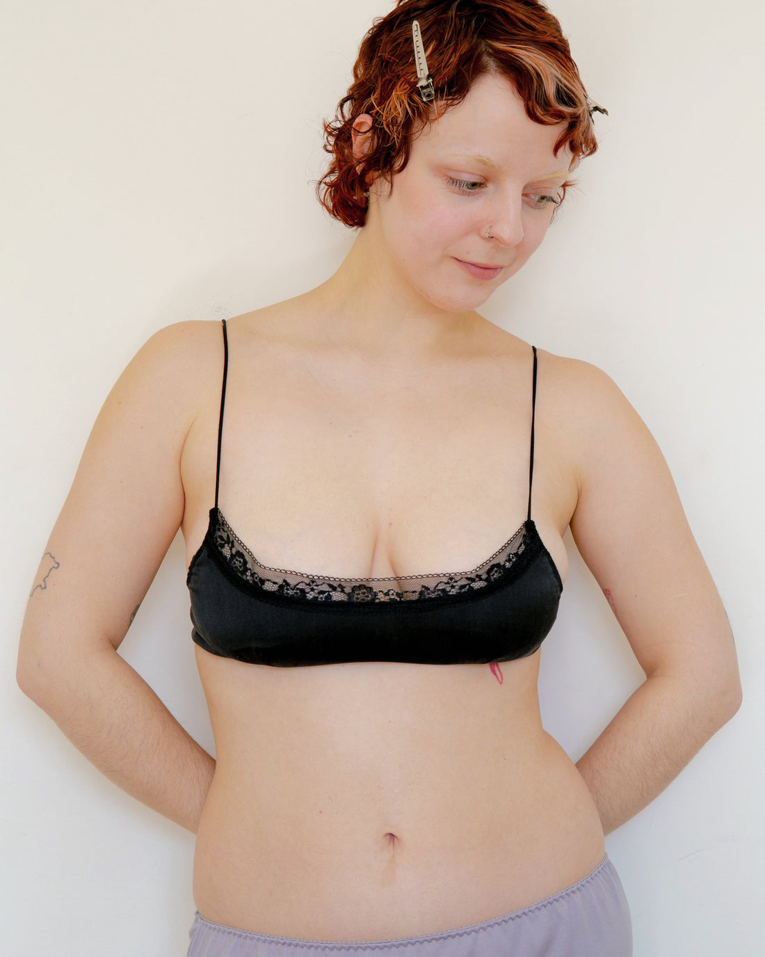 【NEW】Silk Oblong Bra