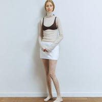 【NEW】Merino Wool 100% Sheer Turtle Neck