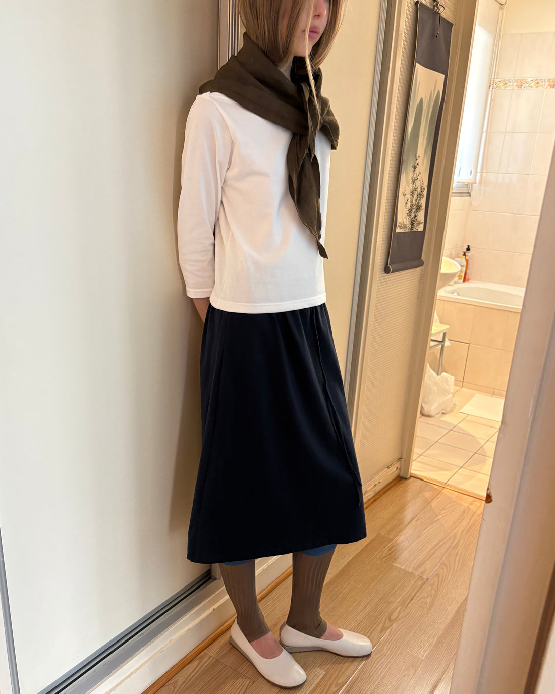 【NEW】Cotton Long Skirt