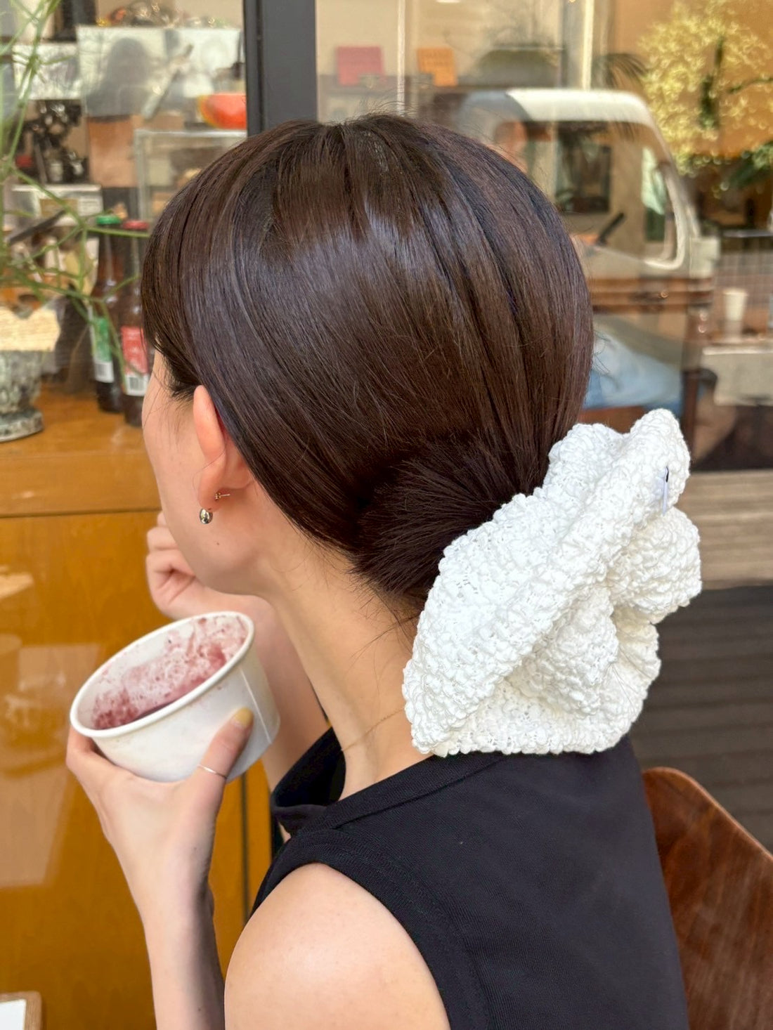 【NEW】draw Tag Big ChouChou ( Size:XL )