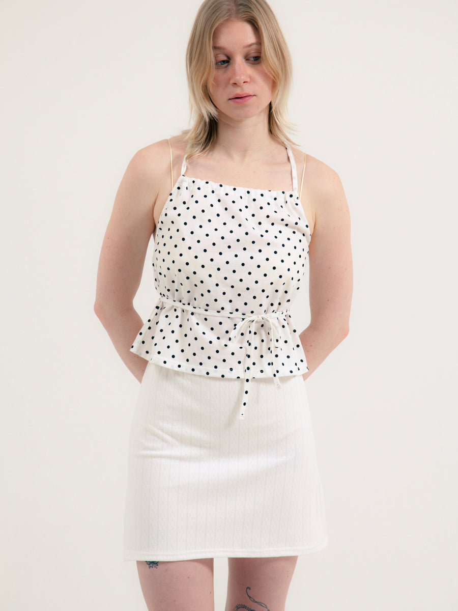 【NEW】Polka Dots 2way Tops
