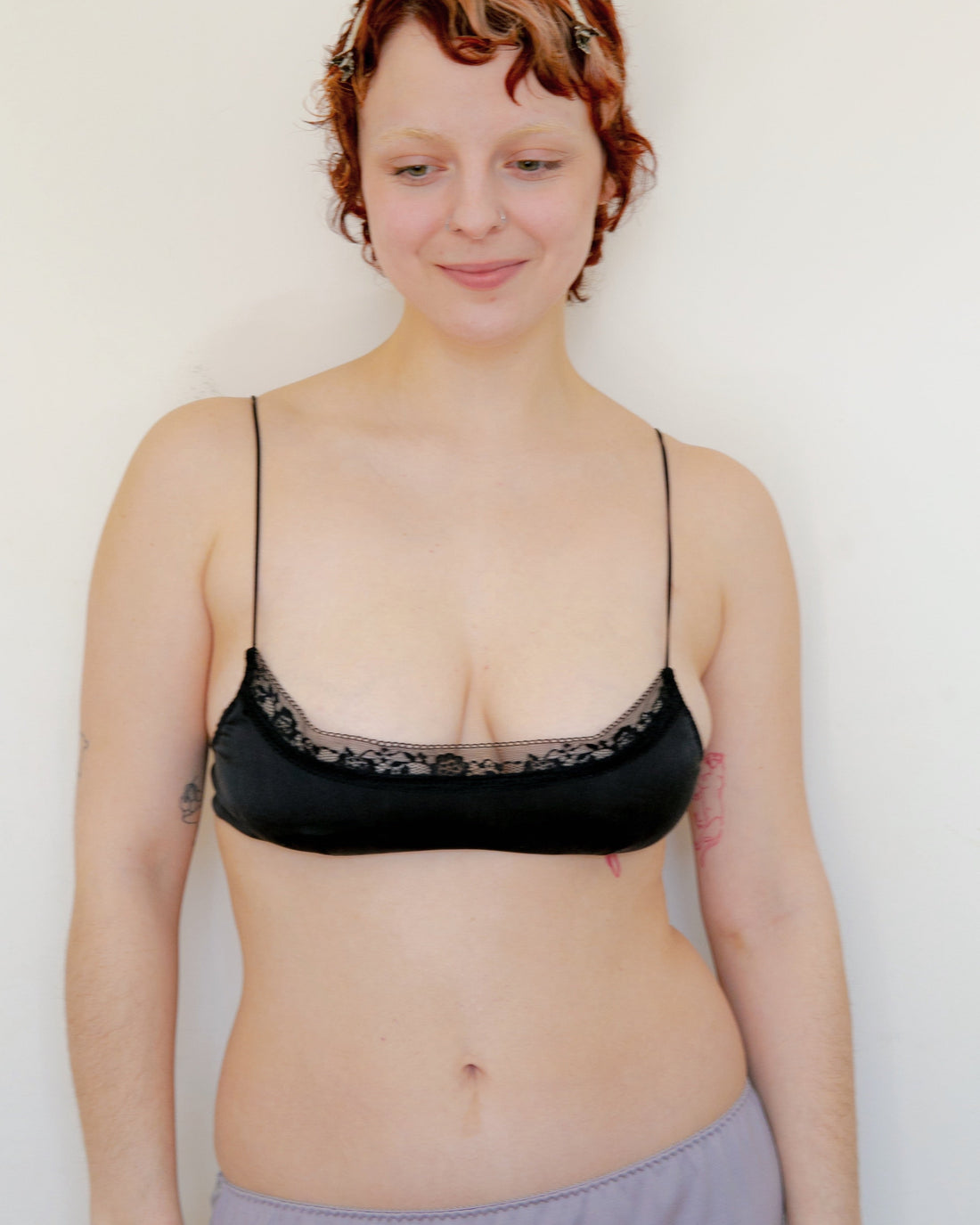 【NEW】Silk Oblong Bra