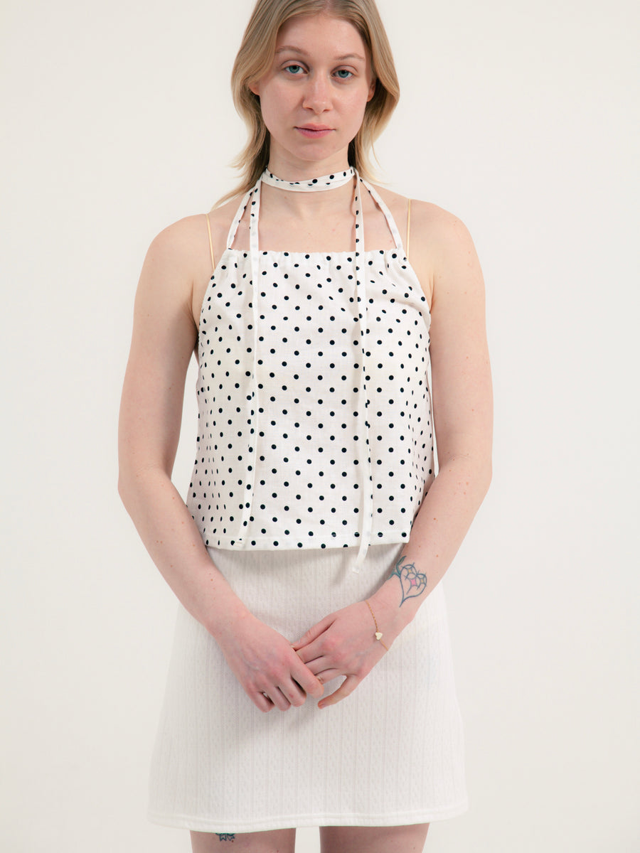 【NEW】Polka Dots 2way Tops