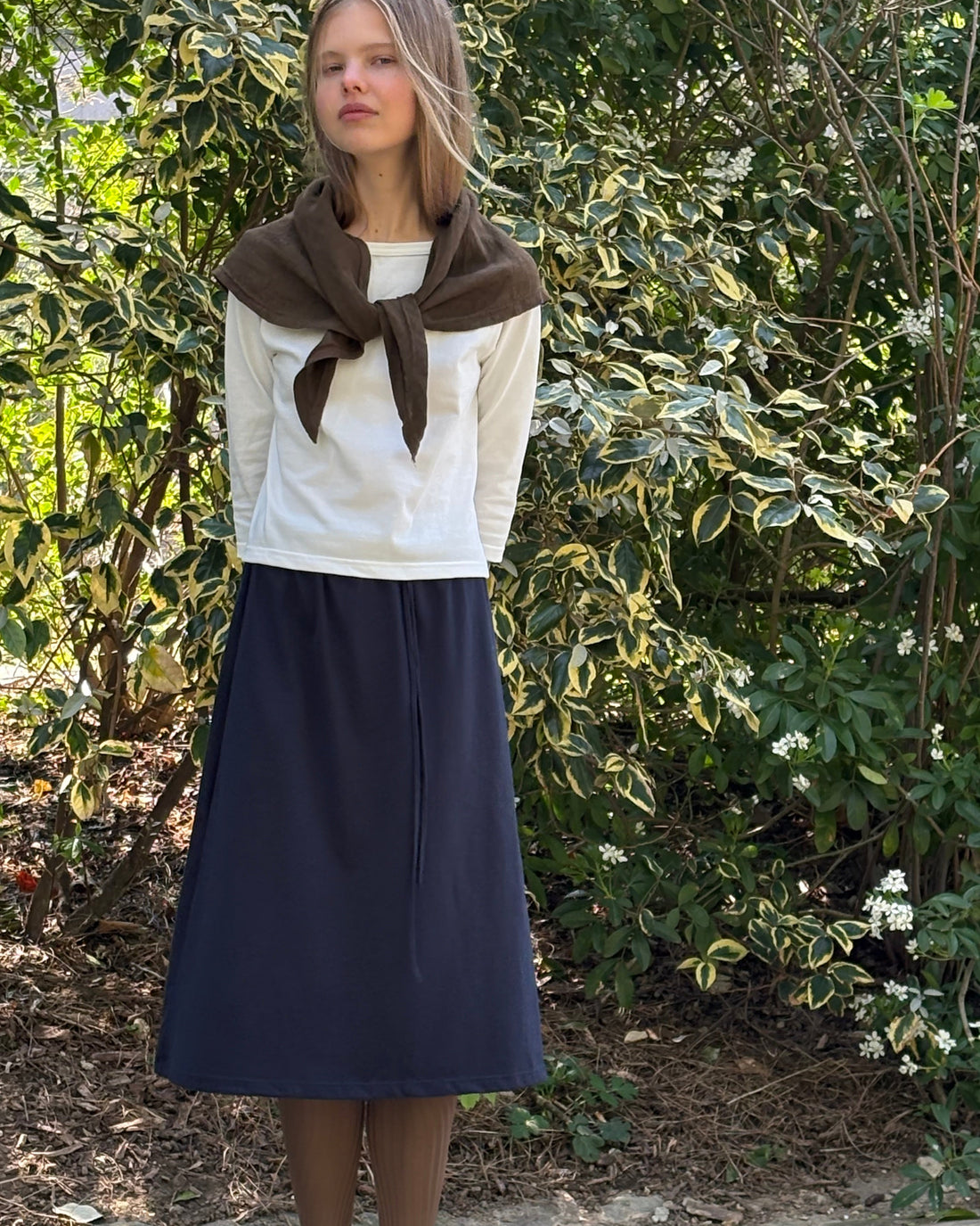 【NEW】Cotton Long Skirt