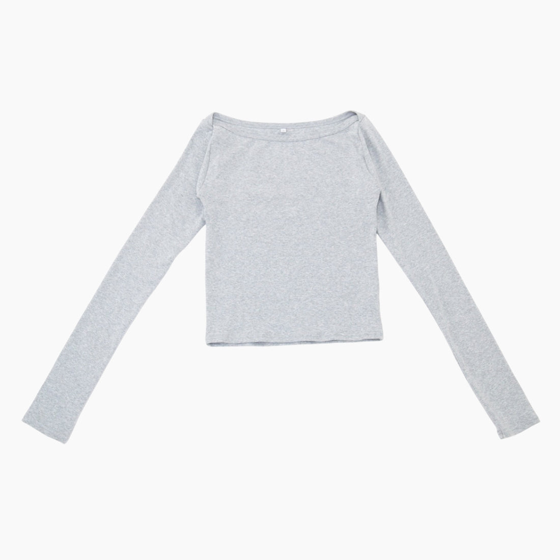 【NEW】Boat Neck Long Tee