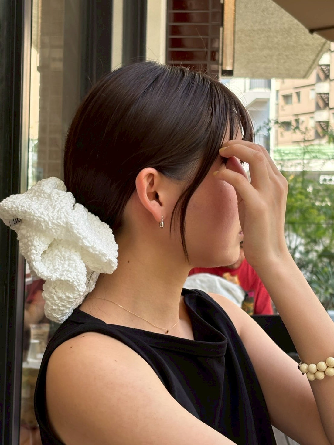 【NEW】draw Tag Big ChouChou ( Size:XL )