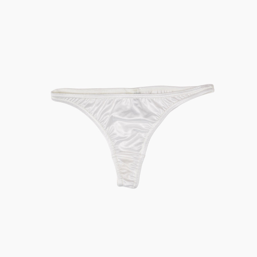 "D"Logo Satin Tanga Shorts