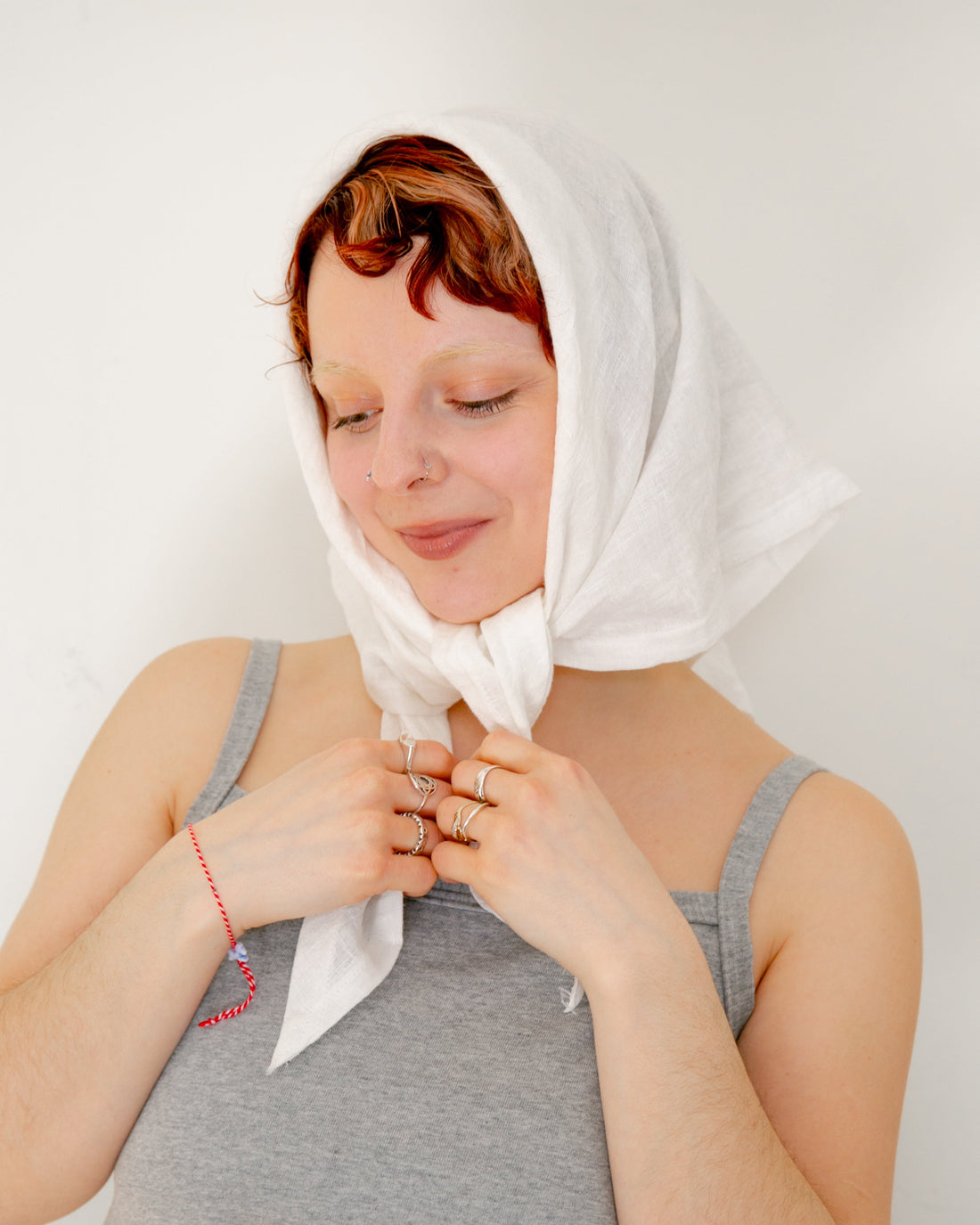【NEW】Linen scarf