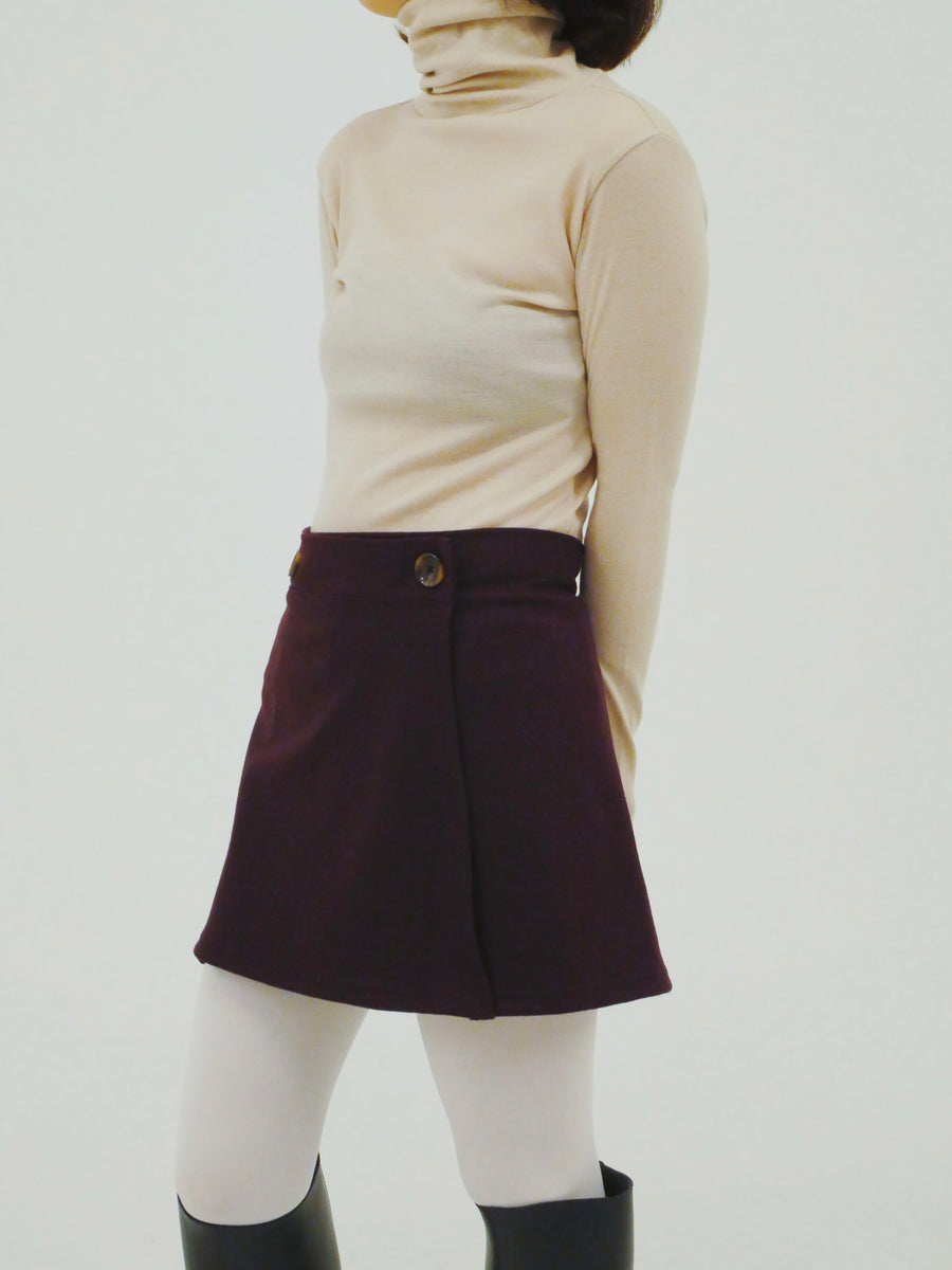 【NEW】Merino Wool 100% Sheer Turtle Neck