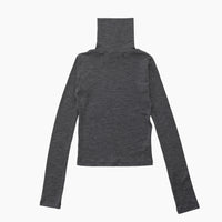 【NEW】Merino Wool 100% Sheer Turtle Neck