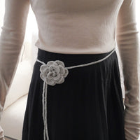 2way Knit Rose Choker