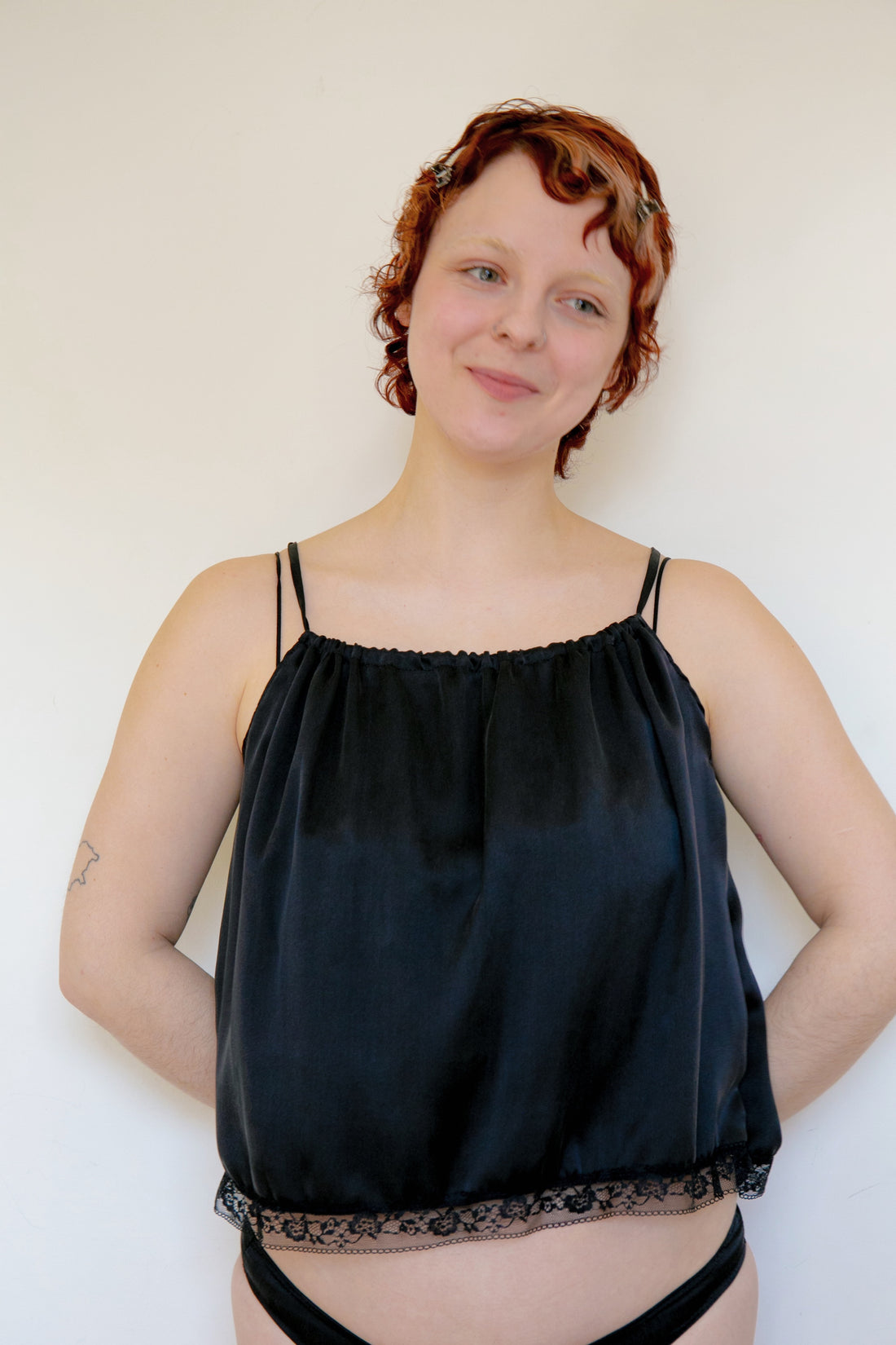 【NEW】Silk Lace Camisole