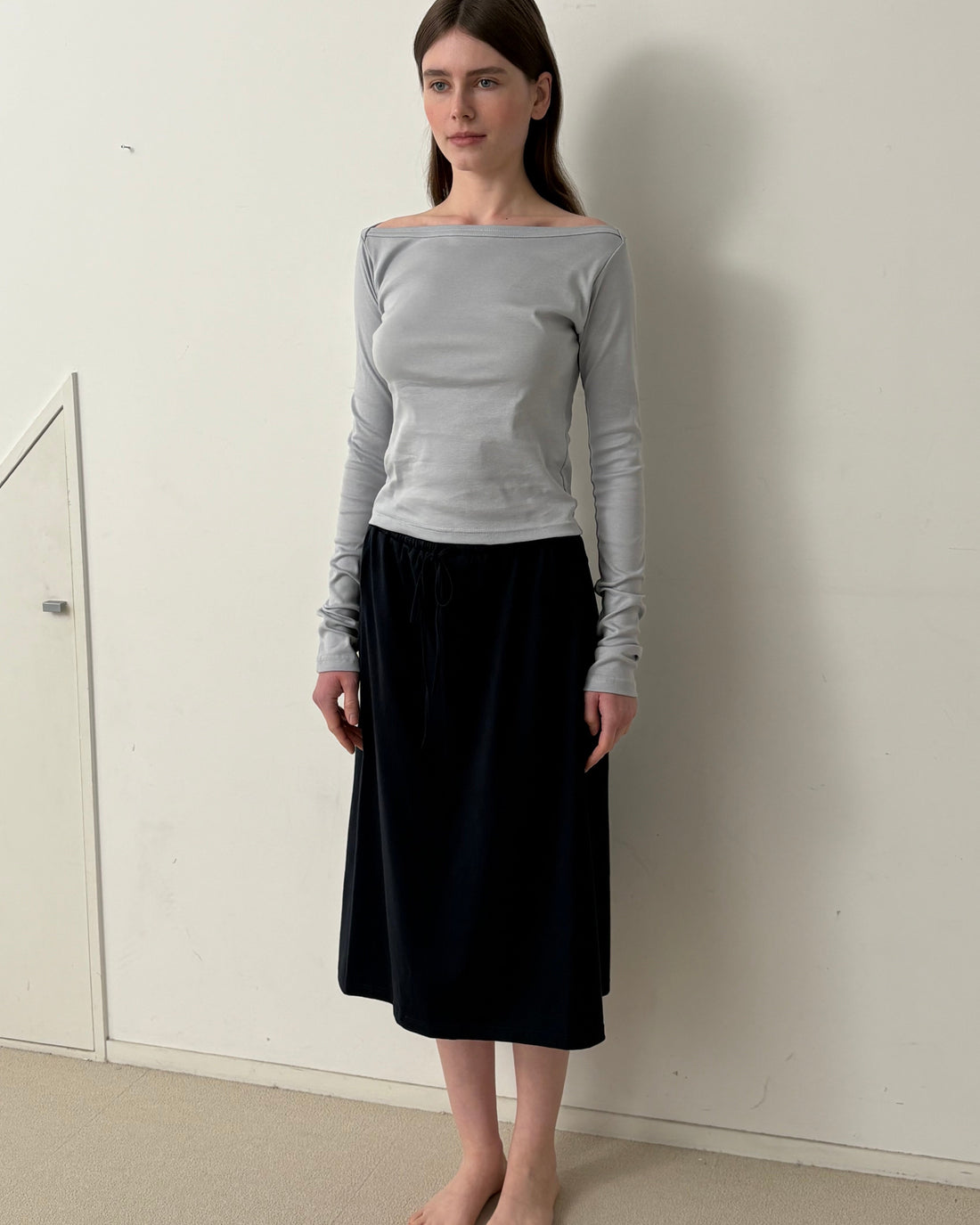 【NEW】Cotton Long Skirt
