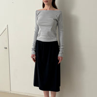 【NEW】Cotton Long Skirt