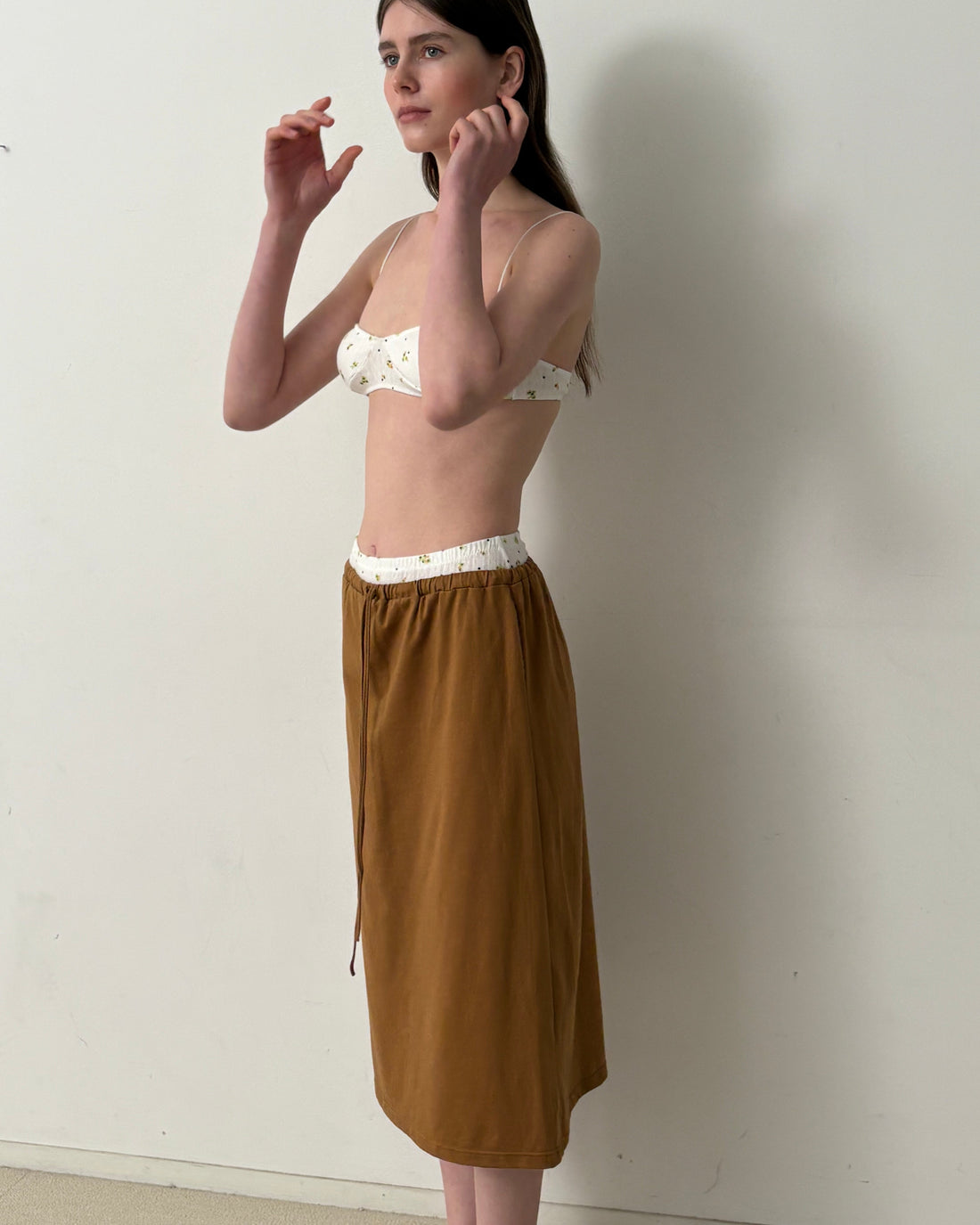 【NEW】Cotton Long Skirt