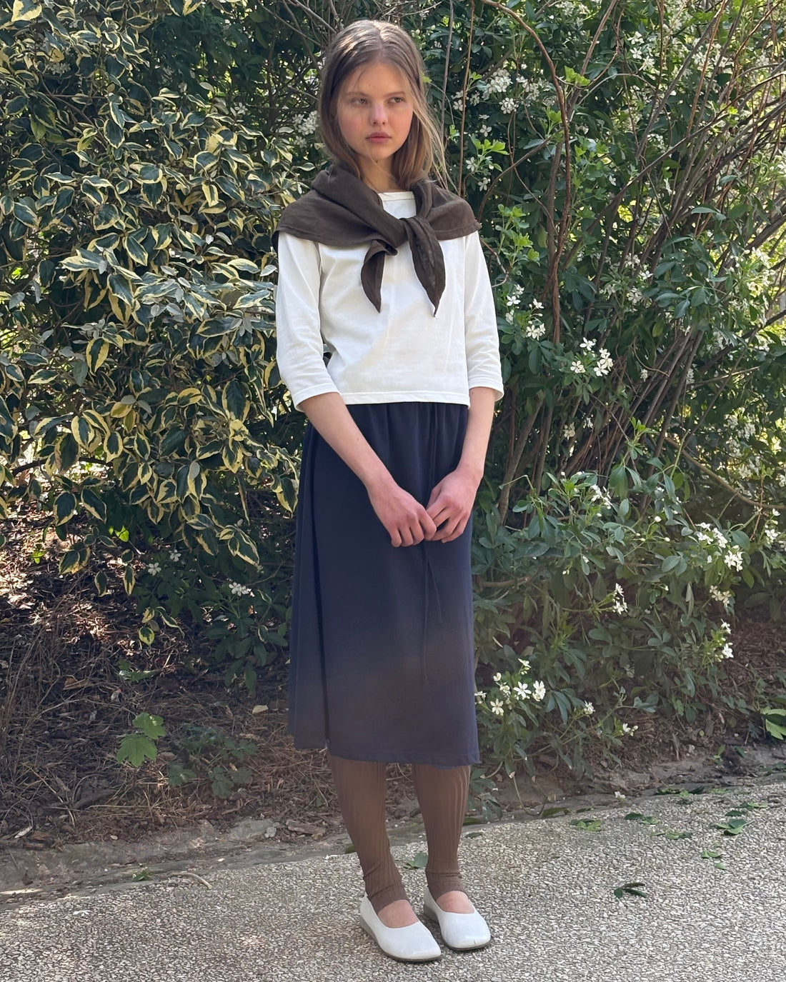 【NEW】Cotton Long Skirt