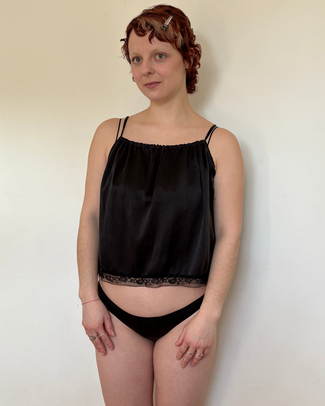 【NEW】Silk Lace Camisole