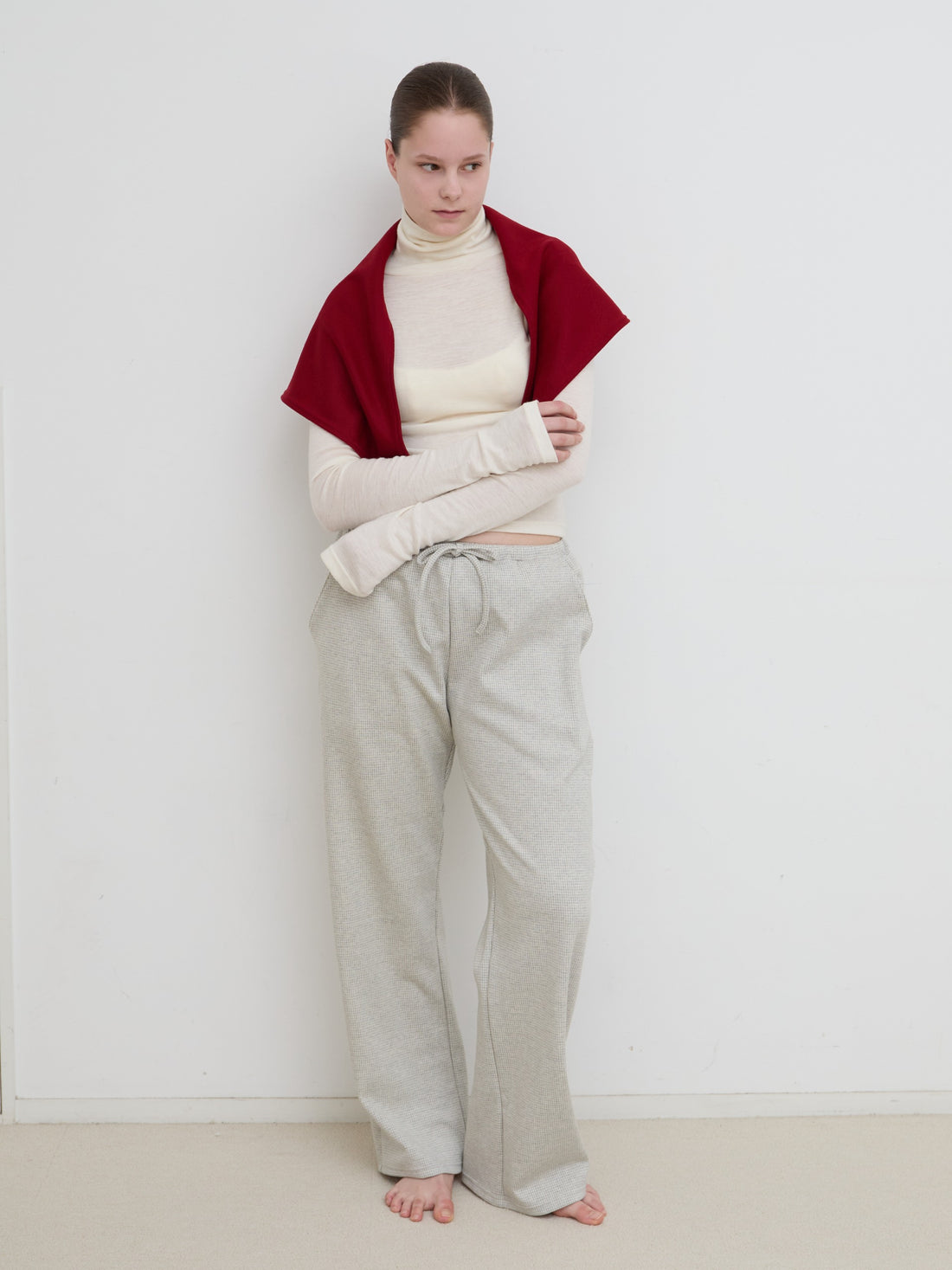 【NEW】Cotton CHIDORI Easy pants