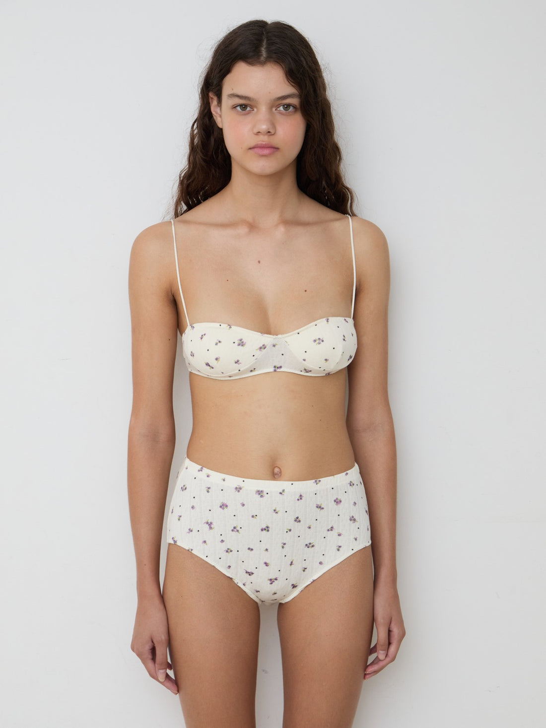 【NEW】Flower Dots Bra