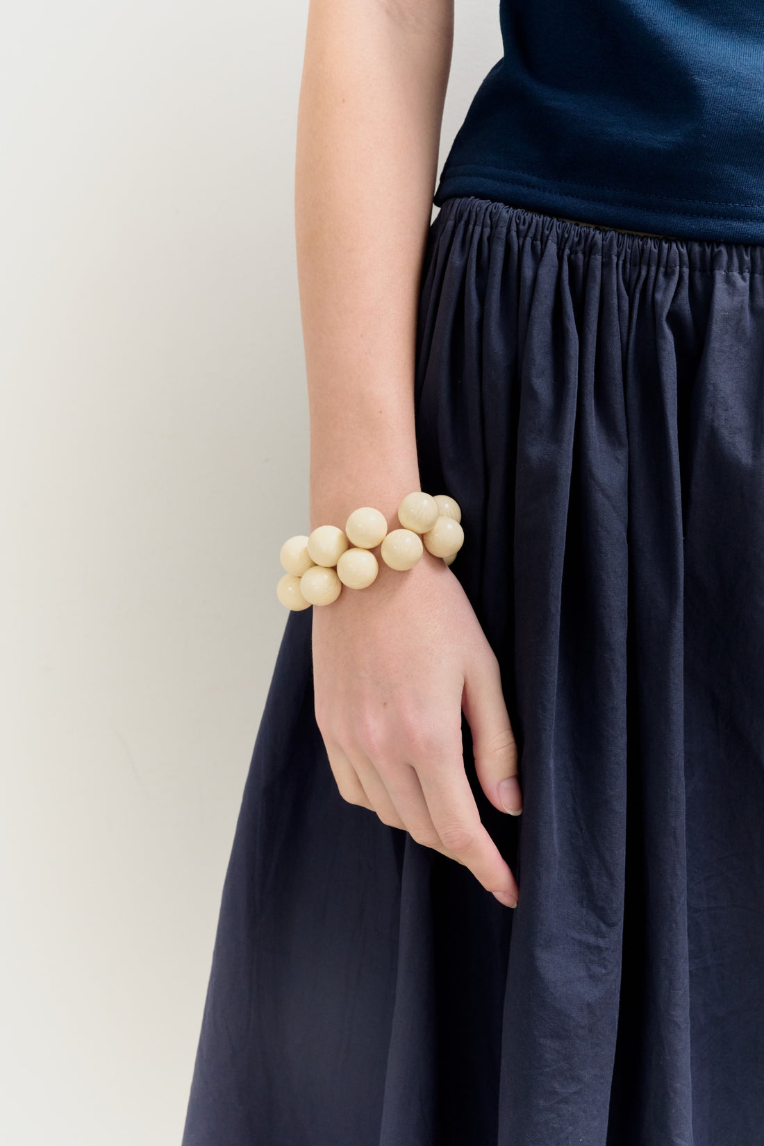 【NEW】Milk Beads bracelet（Beads:L）