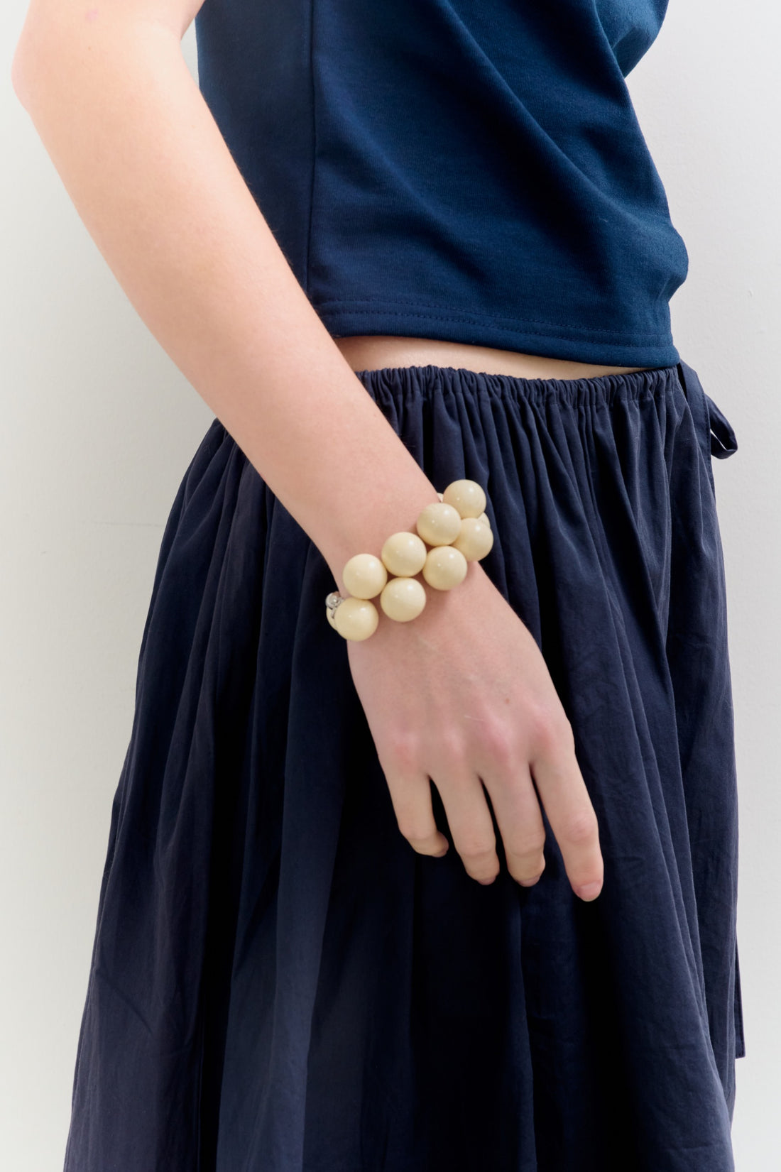 【NEW】Milk Beads bracelet（Beads:L）