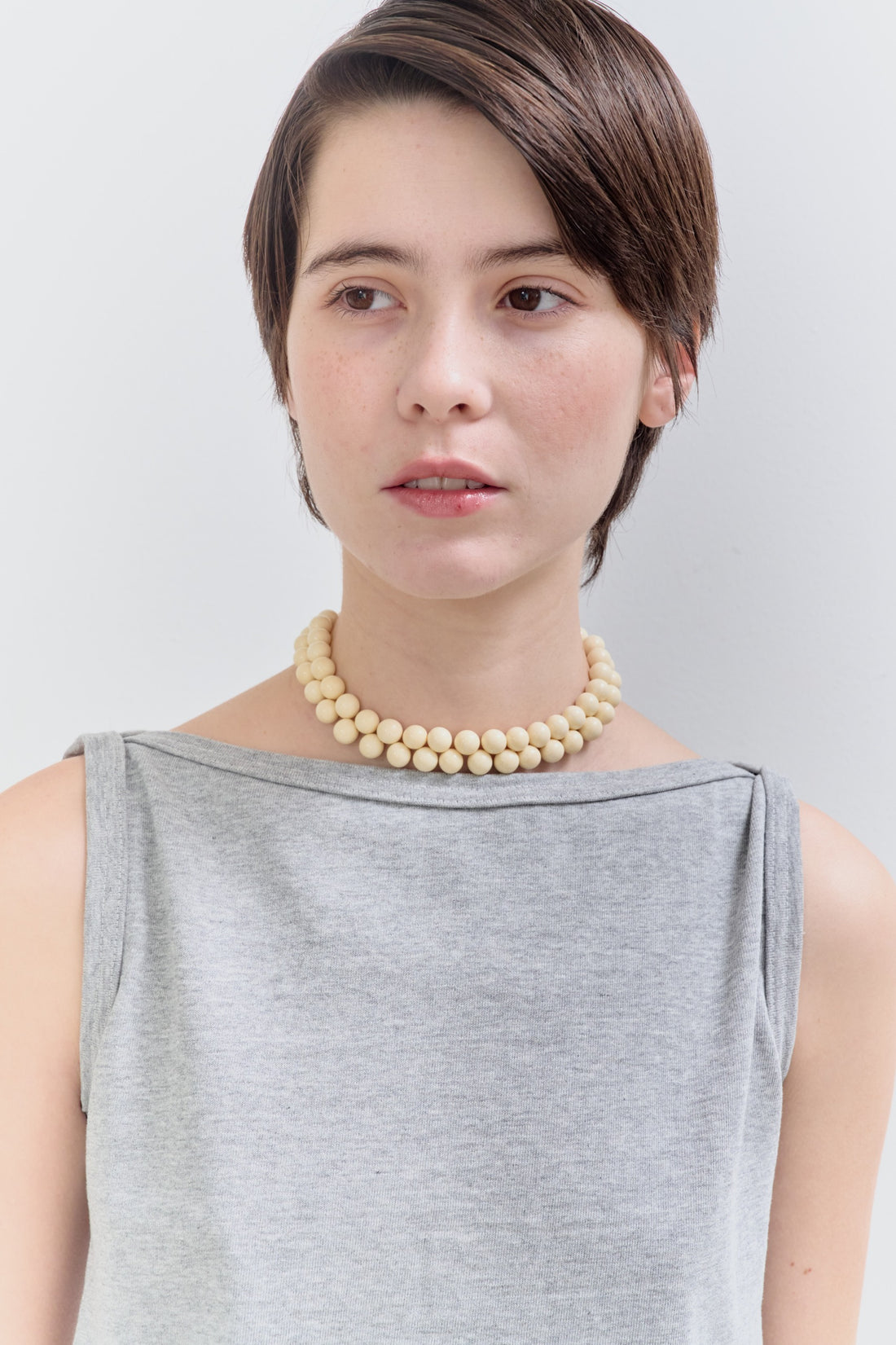【NEW】Milk Beads Necklace