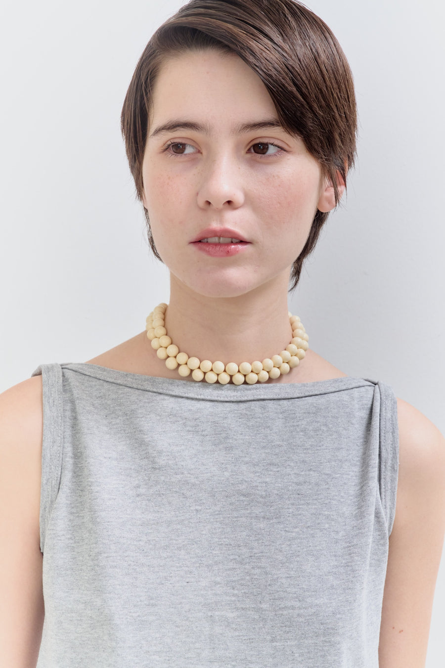 【NEW】Milk Beads Necklace