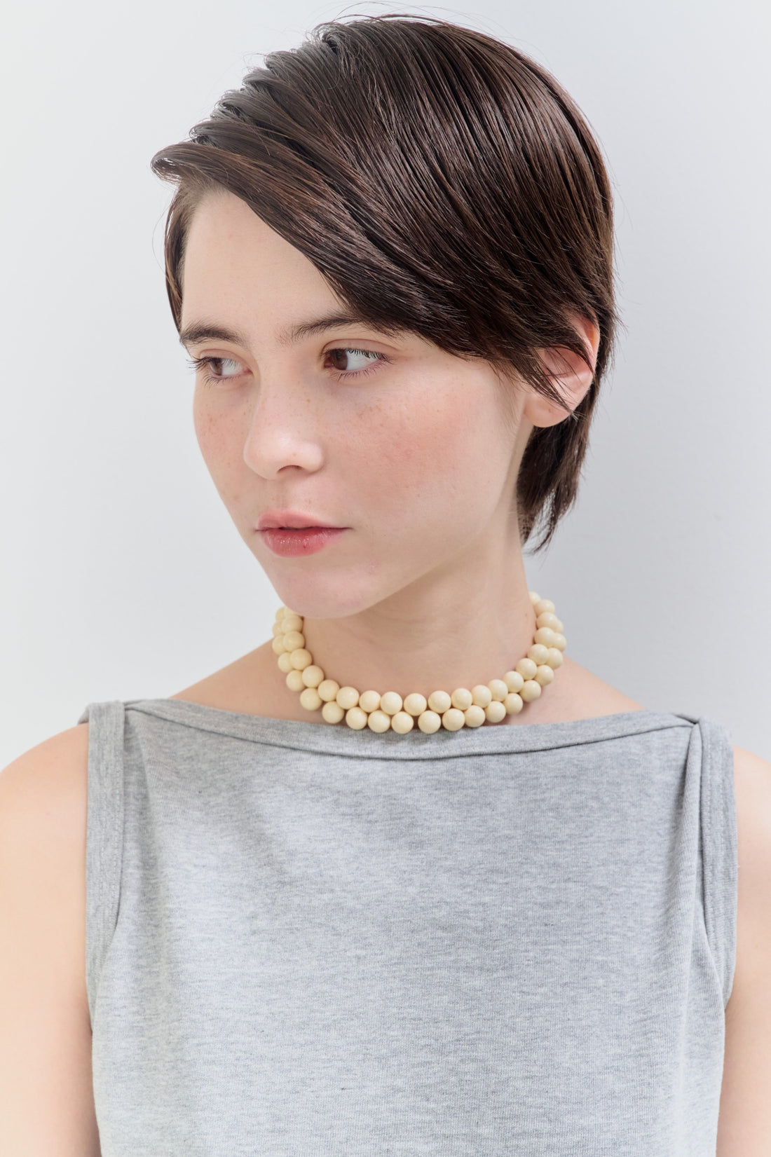 【NEW】Milk Beads Necklace