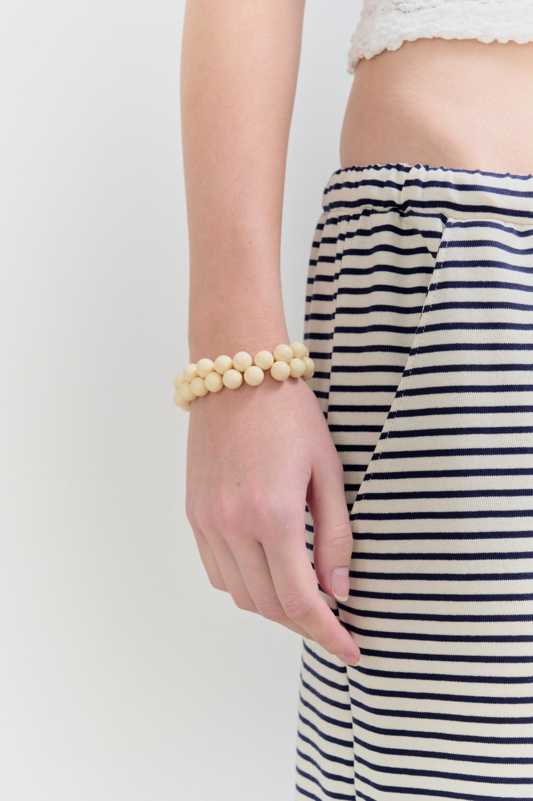 【NEW】Milk Beads bracelet（Beads:S）