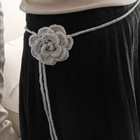 2way Knit Rose Choker