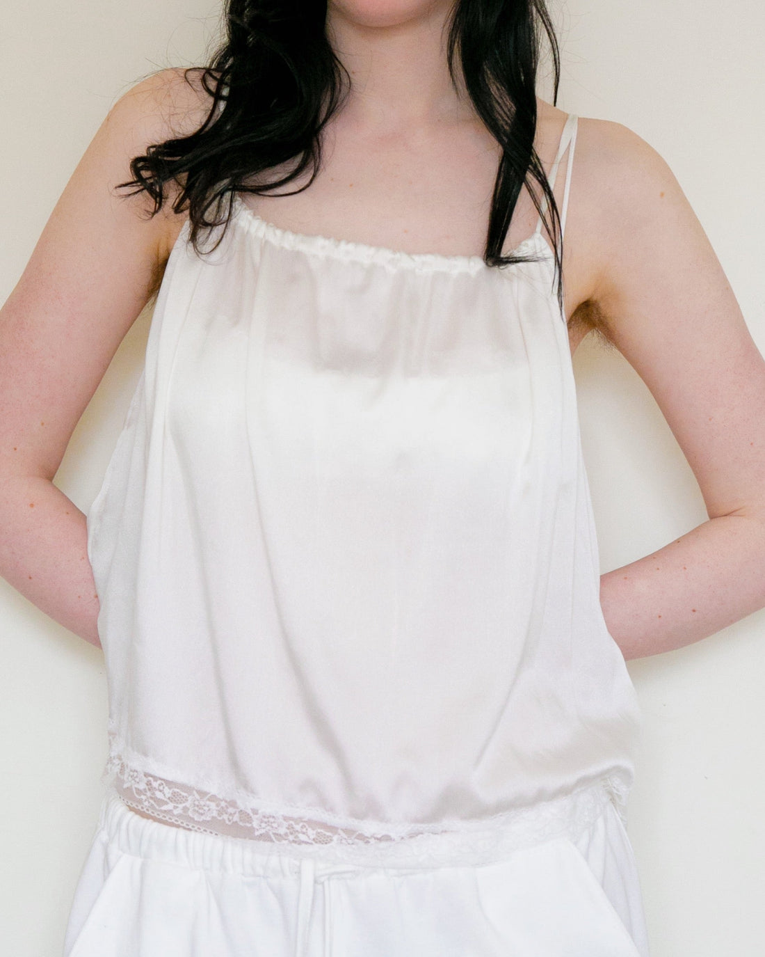 【NEW】Silk Lace Camisole