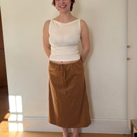 【NEW】Cotton Long Skirt
