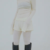 【NEW】Merino Wool 100% Sheer Turtle Neck