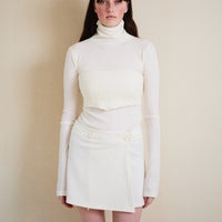 【NEW】Merino Wool 100% Sheer Turtle Neck